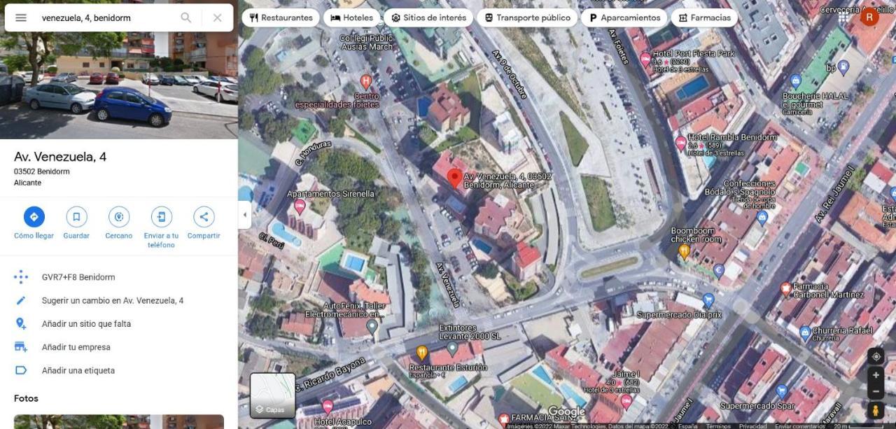 Apartamento Narcea Benidorm Dış mekan fotoğraf